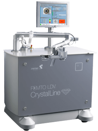 LASER A FEMTOSECONDI ZIEMER FEMTO LDV CRYSTAL LINE